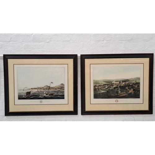 PAIR OF SCOTTISH PRINTS
The Town Of Dundee and The Town Of Jedburgh, 55.5cm x 38cm and 56cm x 38.5cm (2)