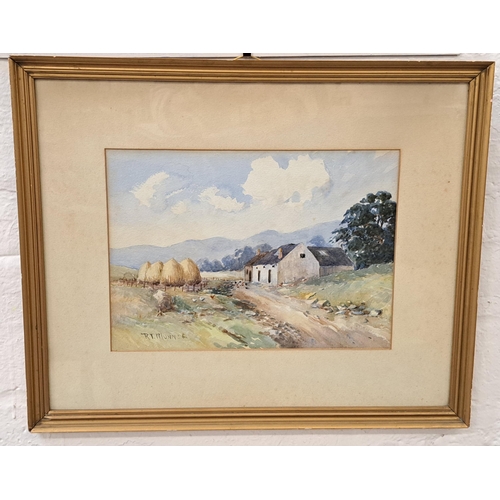 R.T. MUNN
Summer on the farm, watercolour, signed and dated '26, 24.5cm x 34.5cm