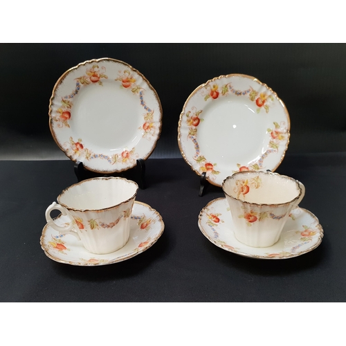 ROYAL ALBERT TEA SERVICE
decorated with poppies and gilt highlights, comprising eight cups and saucers and eight side plates (24)