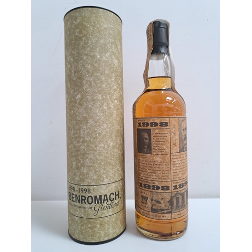 370 - BENROMACH 17 YEAR OLD SINGLE MALT SCOTCH WHISKY SPECIAL CENTENARY BOTTLING 
Bottled 1998. Bottle num... 