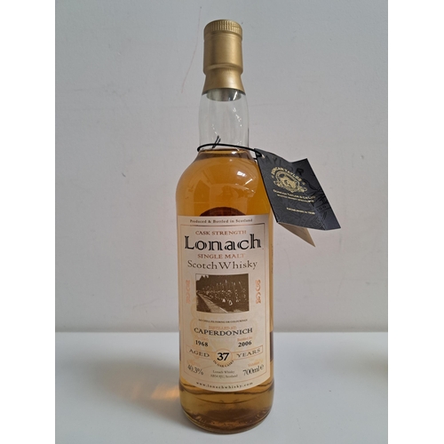 CAPERDONICH 37 YEAR OLD SINGLE MALT SCOTCH WHISKY 
Duncan Taylor and Co Lonach Collection. Distilled 1968. Bottled 2006. 700ml and 40.3%. Level low neck. 1 Bottle