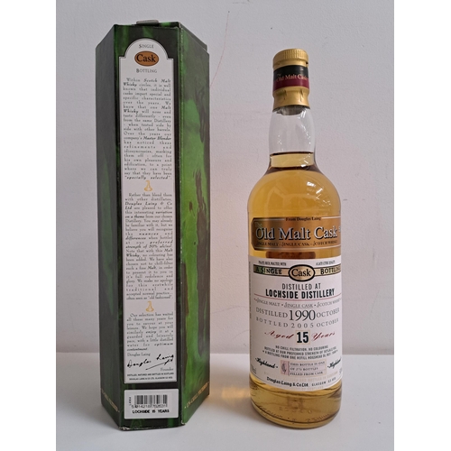 386 - LOCHSIDE 15 YEAR OLD SINGLE MALT SCOTCH WHISKY 
Douglas Laing and Co, The Old Malt Cask series. Dist... 