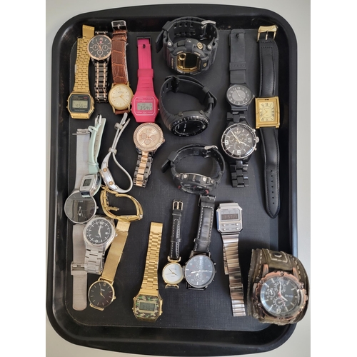 SELECTION OF LADIES AND GENTLEMEN'S WRISTWATCHES
including Rotary, Casio, G-Shock, Storm, Suunto, Adidas and Cluse (22)