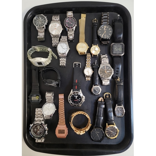 SELECTION OF LADIES AND GENTLEMEN'S WRISTWATCHES
including Casio, Cavalli, Citron, Tommy Hilfiger, G-Shock, Seiko, Sekonda and Tissot, etc. (22)