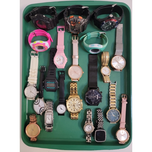 SELECTION OF LADIES AND GENTLEMEN'S WRISTWATCHES
including G-Shock, Sekonda, Limit, Casio, Ted Baker, Parfois, Citizen, and Swatch, etc. (21)