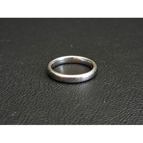 PLATINUM WEDDING BAND
ring size I and approximately 4.9 grams