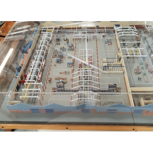 279 - SCALE MODEL OF A VOLVO LORRY FACTORY
showing the production line from start to finish, professionall... 