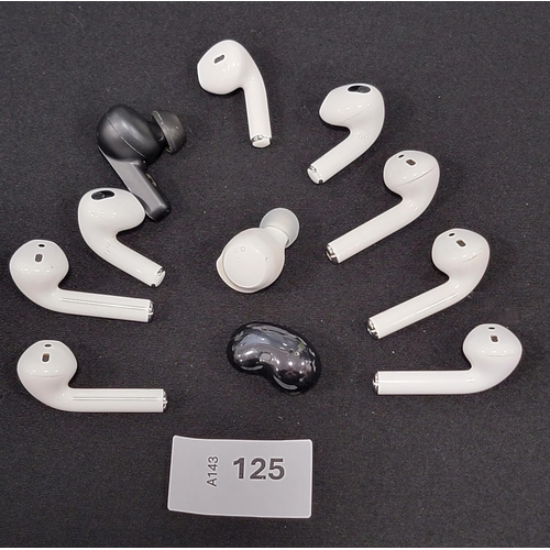 SELECTION OF LOOSE EARBUDS
including Apple and JBL (11)