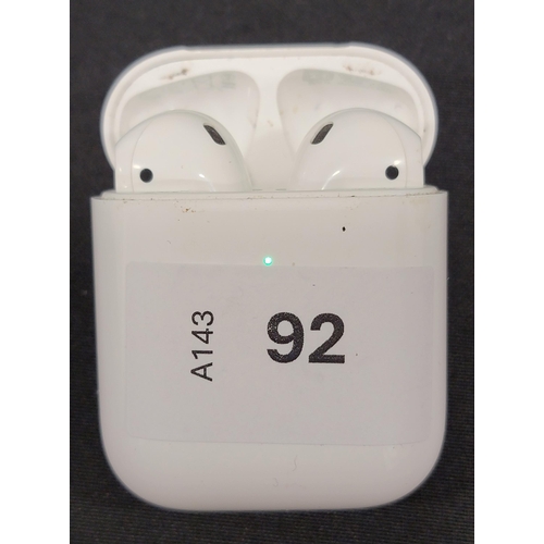 PAIR OF APPLE AIRPODS 2ND GENERATION 
in Wireless charging case