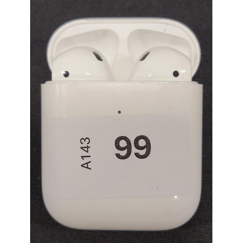 PAIR OF APPLE AIRPODS 2ND GENERATION
in Wireless charging case
Note: With small pink stain on front