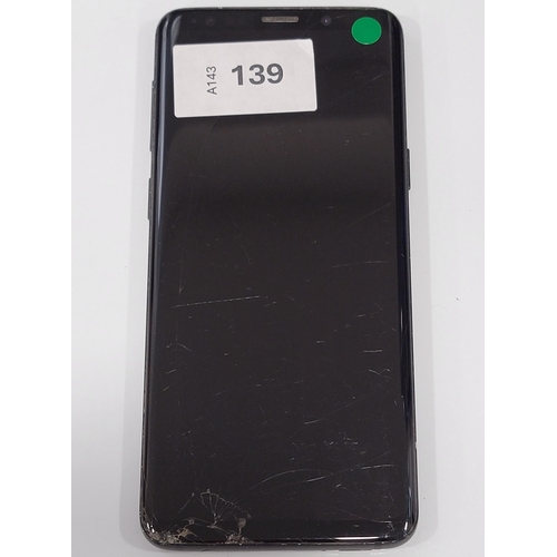 SAMSUNG GALAXY S9
model SM-G960F; IMEI 353467107501078; NOT Google Account Locked. Note: screen is cracked
Note: It is the buyer's responsibility to make all necessary checks prior to bidding to establish if the device is blacklisted/ blocked/ reported lost. Any checks made by Mulberry Bank Auctions will be detailed in the description. Please Note - No refunds will be given if a unit is sold and is subsequently discovered to be blacklisted or blocked etc.
