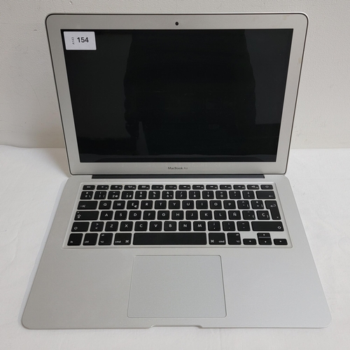 APPLE MACBOOK AIR  
Model A1466; Serial number C1MVKLH6J1WK; Wiped; NOT Apple Account Locked
Note: It is the buyer's responsibility to make all necessary checks prior to bidding to establish if the device is blacklisted/ blocked/ reported lost. Any checks made by Mulberry Bank Auctions will be detailed in the description. Please Note - No refunds will be given if a unit is sold and is subsequently discovered to be blacklisted or blocked etc.