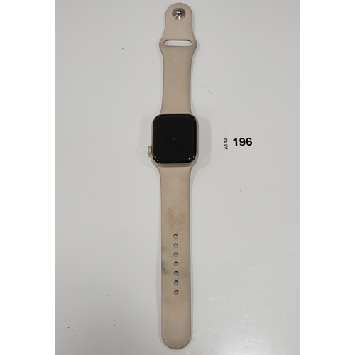 APPLE WATCH SE
40mm case; model A2722; S/N M9FVV3N6K5; Apple Account Locked; Scratches on screen
Note: It is the buyer's responsibility to make all necessary checks prior to bidding to establish if the device is blacklisted/ blocked/ reported lost. Any checks made by Mulberry Bank Auctions will be detailed in the description. Please Note - No refunds will be given if a unit is sold and is subsequently discovered to be blacklisted or blocked etc.