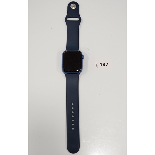 APPLE WATCH SERIES 7 
41mm case; model A2473; S/N CKY4R6G622; Apple Account Locked. Scratches/Wear to screen
Note: It is the buyer's responsibility to make all necessary checks prior to bidding to establish if the device is blacklisted/ blocked/ reported lost. Any checks made by Mulberry Bank Auctions will be detailed in the description. Please Note - No refunds will be given if a unit is sold and is subsequently discovered to be blacklisted or blocked etc.