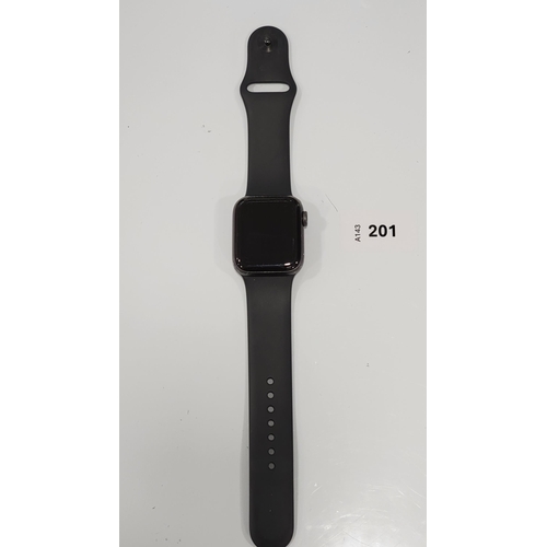 APPLE WATCH SE
40mm case; model A2351; S/N H4HDX5Q9Q07V; Apple Account Locked. 
Note: It is the buyer's responsibility to make all necessary checks prior to bidding to establish if the device is blacklisted/ blocked/ reported lost. Any checks made by Mulberry Bank Auctions will be detailed in the description. Please Note - No refunds will be given if a unit is sold and is subsequently discovered to be blacklisted or blocked etc.