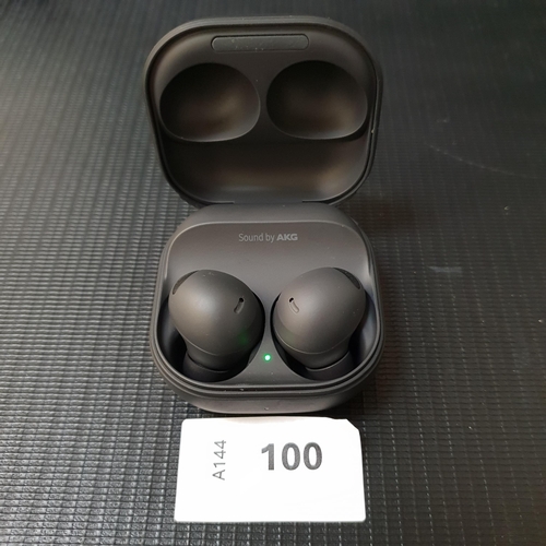 PAIR OF SAMSUNG EARBUDS
in charging case, model SM-R510