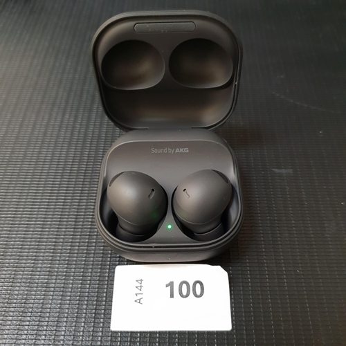 100 - PAIR OF SAMSUNG EARBUDS
in charging case, model SM-R510