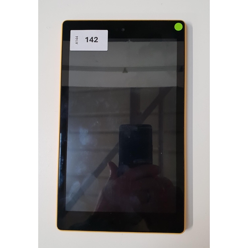 AMAZON KINDLE FIRE HD 8 8TH GENERATION 
serial number G0W0 TD03 8466 F0KL
Note: It is the buyer's responsibility to make all necessary checks prior to bidding to establish if the device is blacklisted/ blocked/ reported lost. Any checks made by Mulberry Bank Auctions will be detailed in the description. Please Note - No refunds will be given if a unit is sold and is subsequently discovered to be blacklisted or blocked etc.