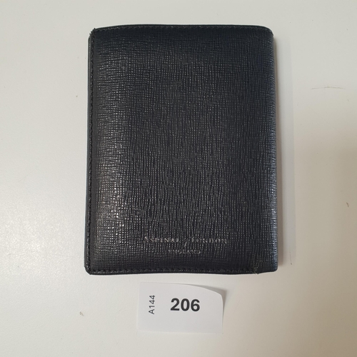 ASPINAL OF LONDON LEATHER CARD WALLET