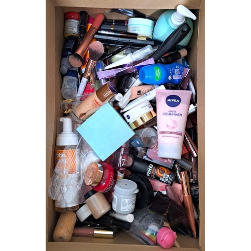 18 - ONE BOX OF COSMETIC AND TOILETRY ITEMS
including Charlotte Tilbury, MAC, No7, Dior, Bobbi Brown and ... 