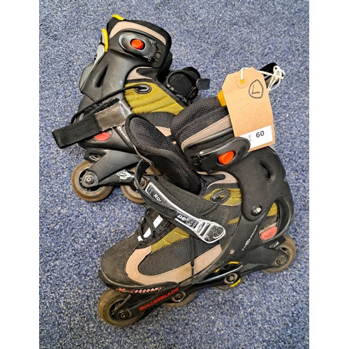 60 - VENTED BIO DYNAMIC ROLLER BLADES
(size 8)