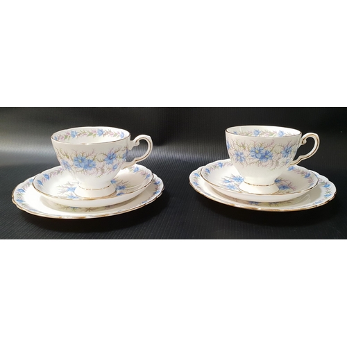 174 - TUSCAN LOVE IN THE MIST TEA SET
comprising six cups, saucers and side plates (18)