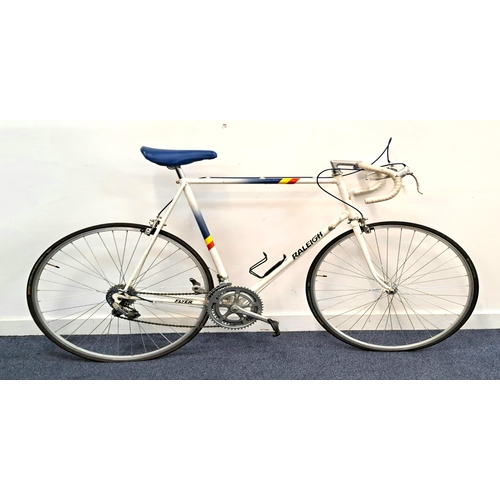 342 - ADULTS RALEIGH RACING BICYCLE
with drop head handlebars, racing clip pedals and ten gears