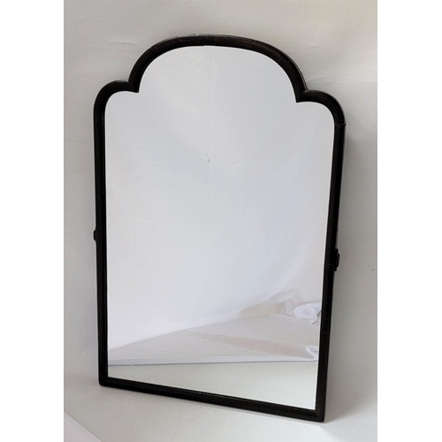 487 - SHAPED WALL MIRROR
originally from a dressing chest, 56.5cm x 38.5cm