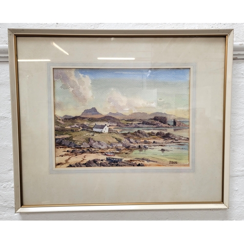 430 - STIRLING GILLESPIE (SCOTTISH 1908-1993)   
Clatchtoll & Stack Polly, watercolour, signed lower right... 