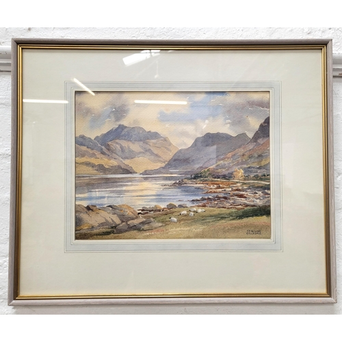 431 - STIRLING GILLESPIE (SCOTTISH 1908-1993)   
Head of Loch Stewart, watercolour, signed lower right, ti... 