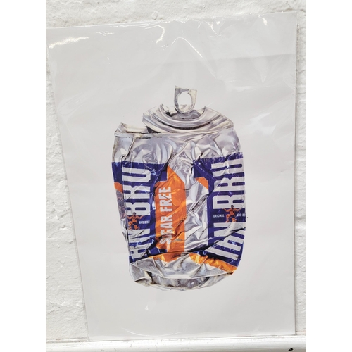 435 - MEREL BEKKING - PRINT OF CRUSHED IRN BRU CAN
42cm x 30cm