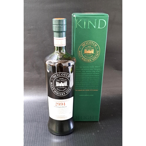 380 - THE SCOTCH MALT WHISKY SOCIETY SINGLE CASK BOTTLING - 29.94 SMOKING IN HAWAII
11 year old limited ed... 