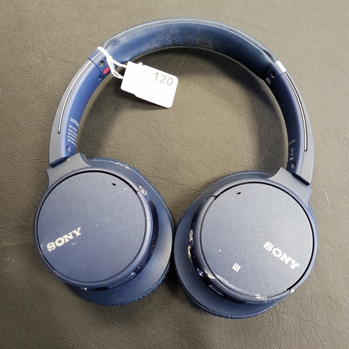 120 - PAIR OF SONY WH-CH700N HEADPHONES
Note: earpads and head band very worn