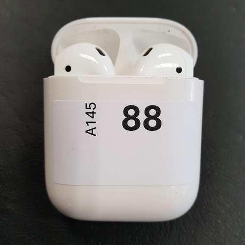 88 - PAIR OF APPLE AIRPODS 2ND GENERATION
in Lightning charging case