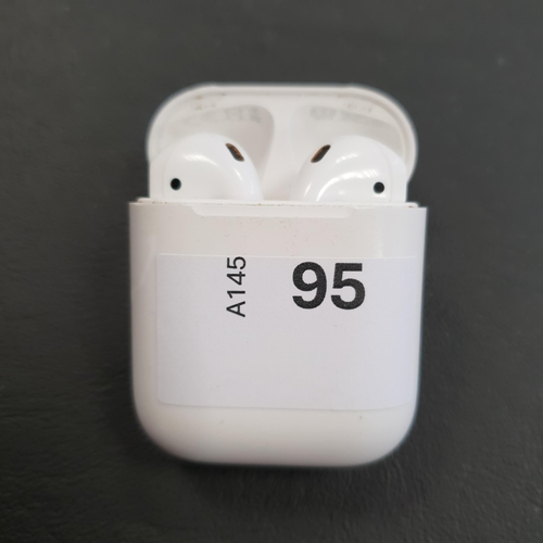 95 - PAIR OF APPLE AIRPODS 2ND GENERATION
in Lightning charging case