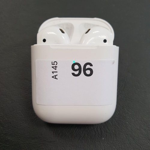 96 - PAIR OF APPLE AIRPODS 2ND GENERATION
in Wireless charging case