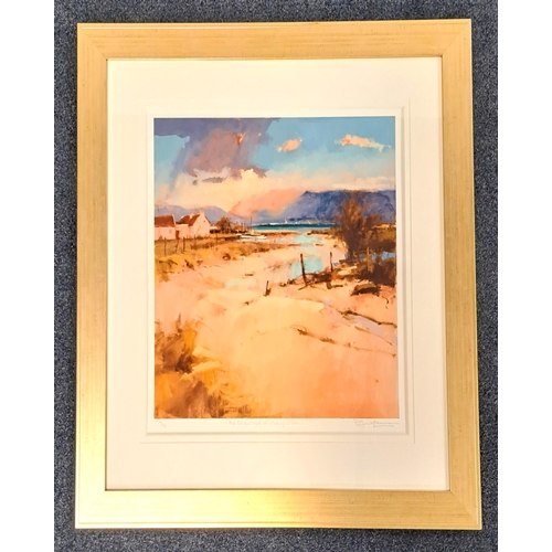 408 - PETER WILEMAN
The garden light of a tranquil dawn, limited edition print, 17/250, signed and label t... 