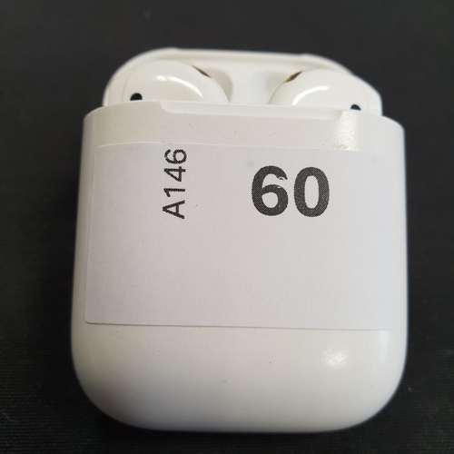 60 - PAIR OF APPLE AIRPODS 2ND GENERATION
in Wireless charging case