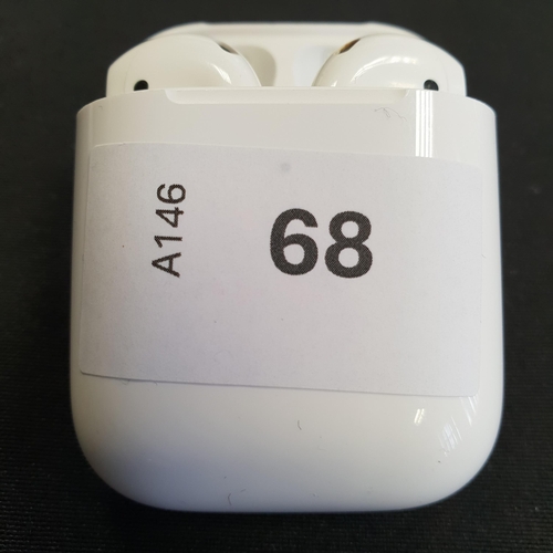 68 - PAIR OF APPLE AIRPODS 2ND GENERATION
in Wireless charging case