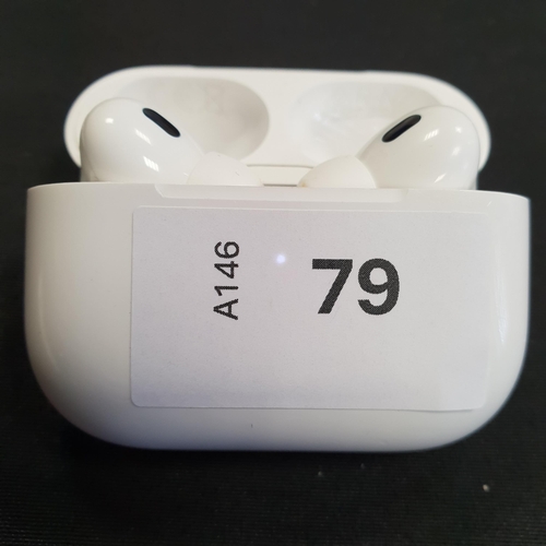 79 - PAIR OF APPLE AIRPODS PRO 2nd GENERATION
in Magsafe Charging case (Lightning)