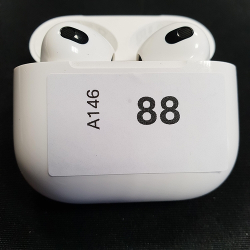 88 - PAIR OF APPLE AIRPODS 3RD GENERATION
in lightning charging case