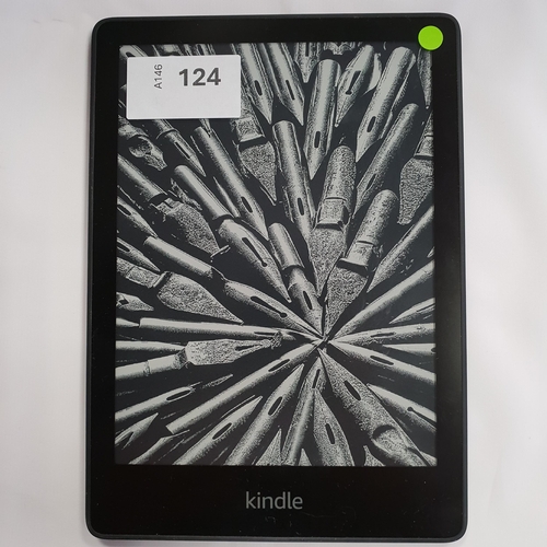 124 - AMAZON KINDLE PAPERWHITE 5 E-READER
11th generation, serial number G852 DK03 3445 03LB
Note: It is t... 