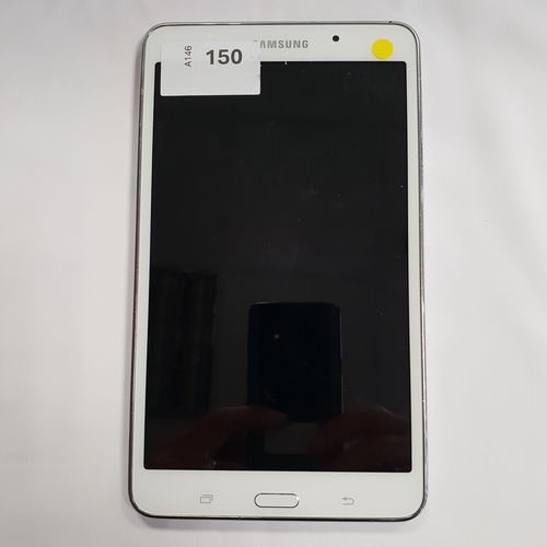 150 - SAMSUNG GALAXY TAB 4
Model: SM-T230.  Serial number R52GC0D2X2B. NOT Google Account Locked.  
Note: ... 