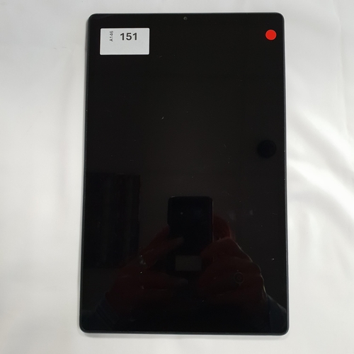 151 - LENOVO TABLET
Google Account Locked. No further information available.
Note: very scratched screen w... 