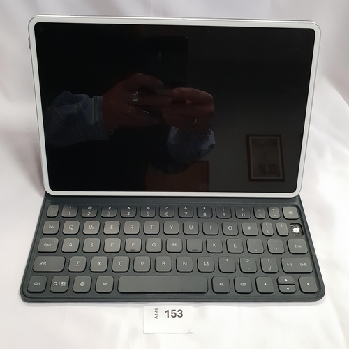 153 - HUAWEI TABLET
No further information available. Google Account Locked. With keyboard cover
Note: It ... 