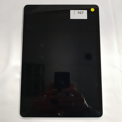 167 - APPLE IPAD 9TH GEN - A2602 - WIFI  
serial number DGG9XYTFGW. NOT Apple account locked. 
Note: It is... 