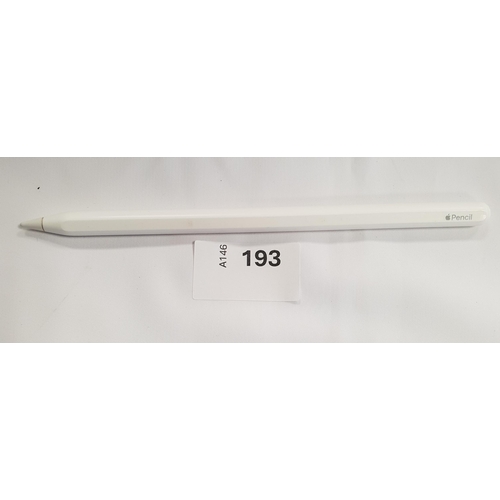 193 - APPLE PENCIL 2ND GENERATION