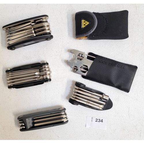 234 - SELECTION OF SIX BIKE TOOLS
of various size and design