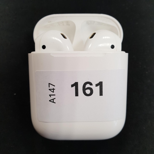 161 - PAIR OF APPLE AIRPODS 2ND GENERATION
in Lightning charging case