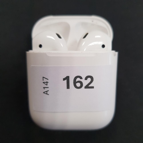 162 - PAIR OF APPLE AIRPODS 2ND GENERATION
in Lightning charging case